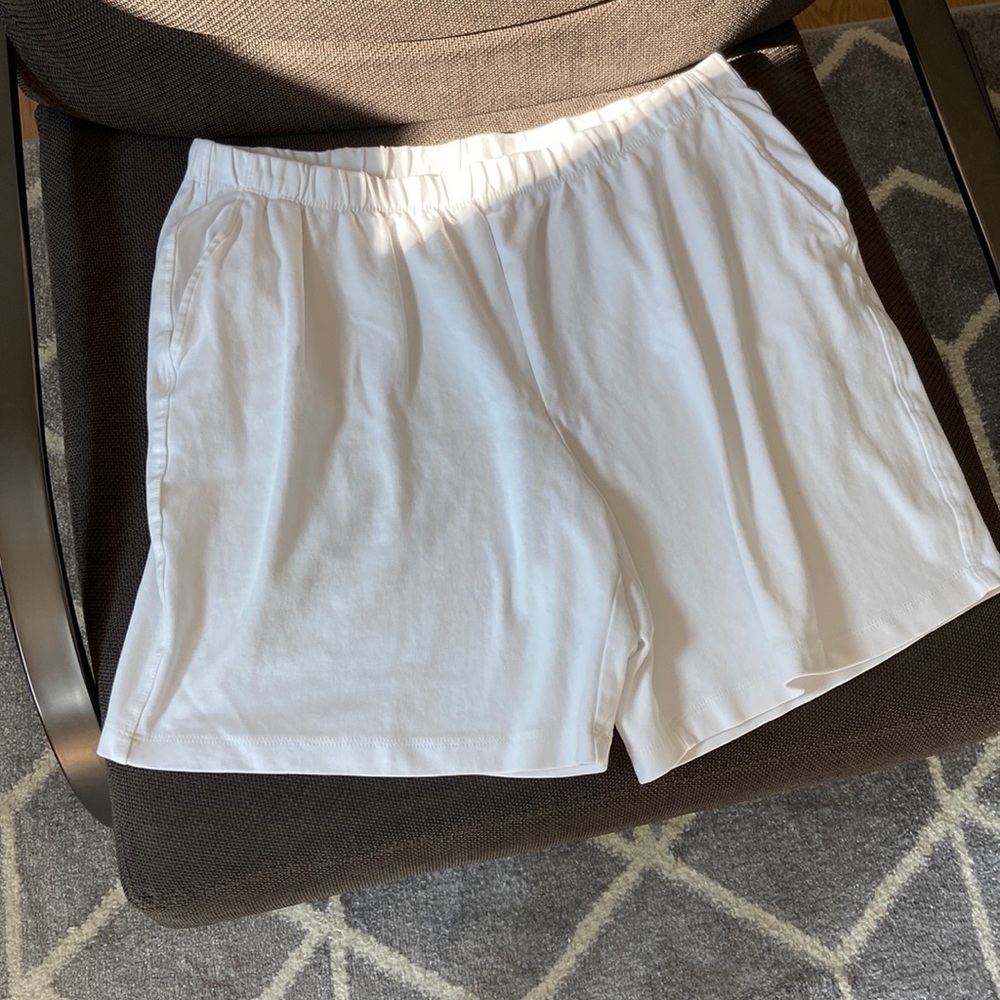 Lands’ End white shorts